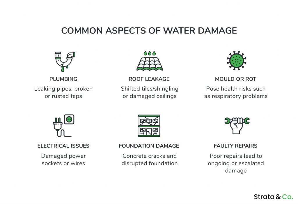 Common aspects of water damage