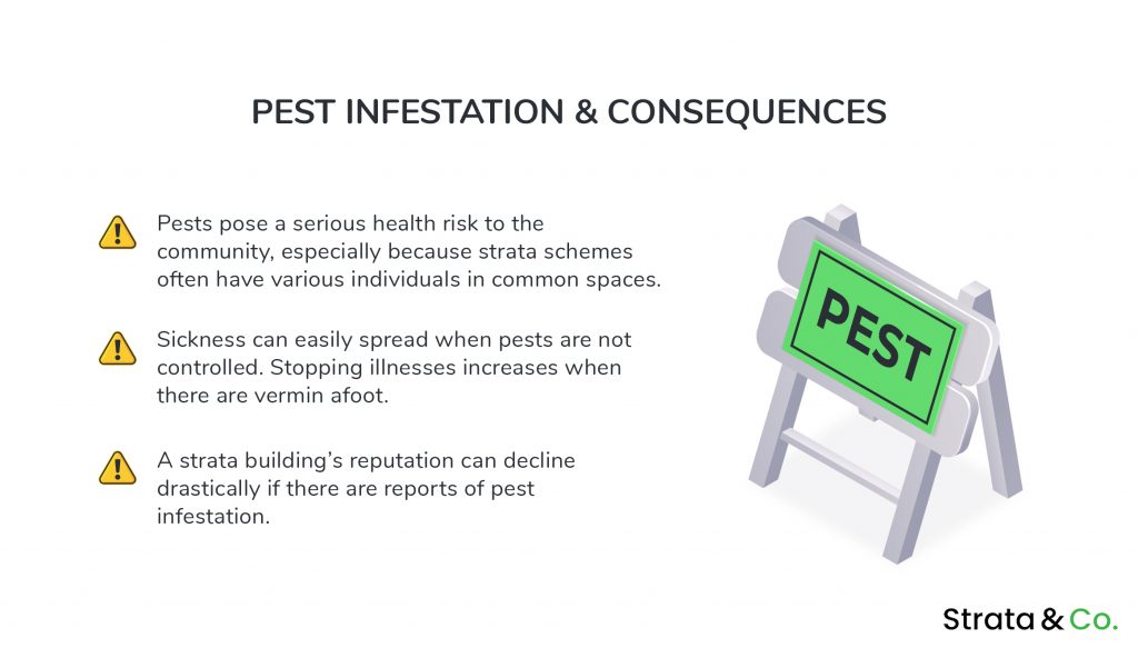 Pest infestation and consequences